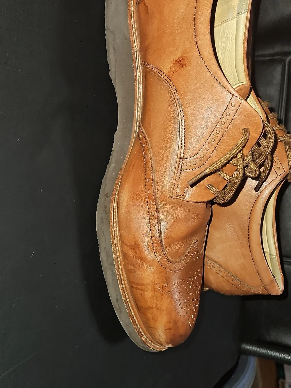 Samuel Hubbard Men’s Leather Wingtip Dress Shoes Size 13
